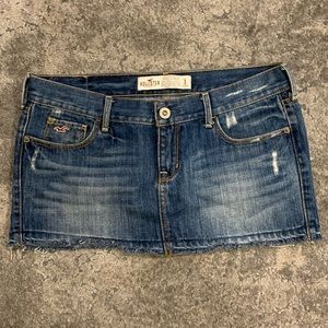 Hollister denim skirt